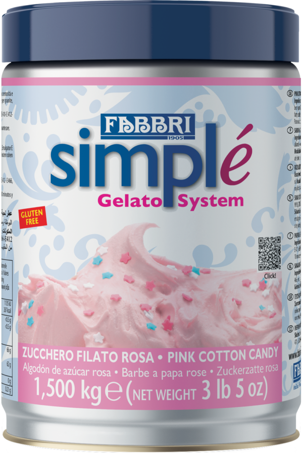 9225075 SIMPLE FABBRI ZUCCHERO FILATO ROSA