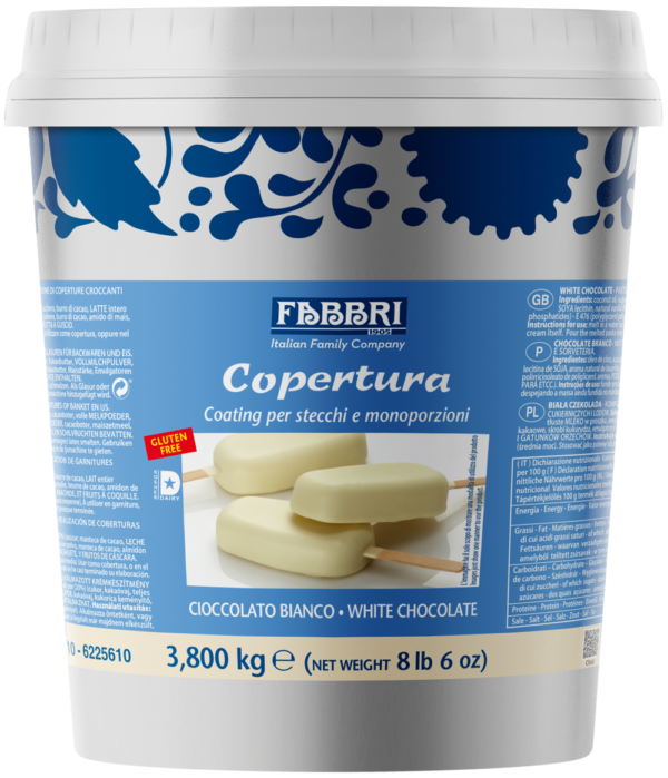 9225610 COPERTURA PER STECCHI FABBRI CIOCCOLATO BIANCO