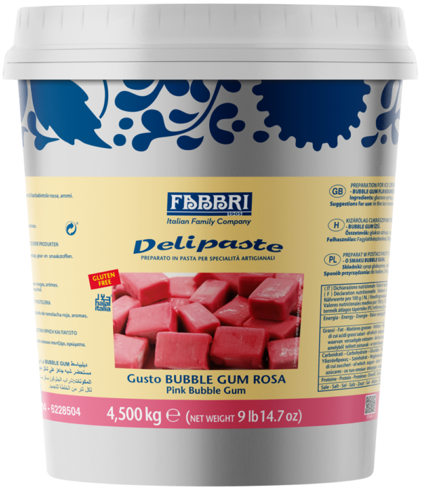 9228504 DELIPASTE FABBRI BUBBLE GUM ROSA