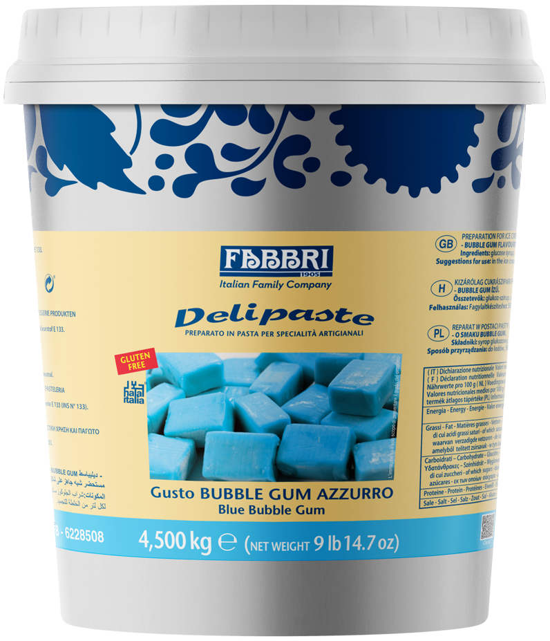 Delipaste blue bubble gum 4.5KG | Mawaduna
