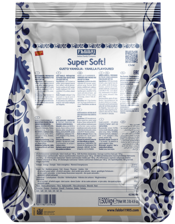 9236394 FABBRI SUPERSOFT VANIGLIA