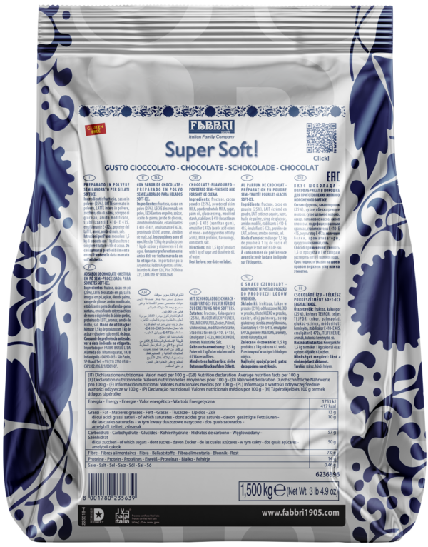 9236396 FABBRI SUPERSOFT CIOCCOLATO