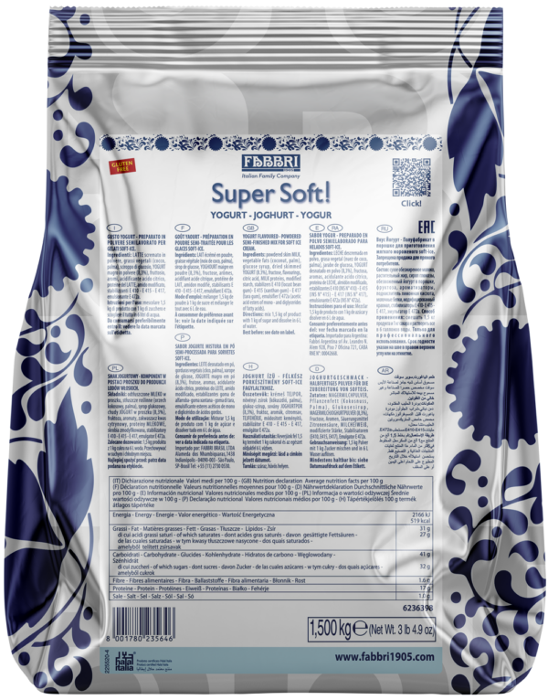 9236398 FABBRI SUPERSOFT YOGURT
