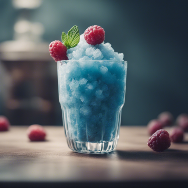 Blue Raspberry Granita Mix Scene Image
