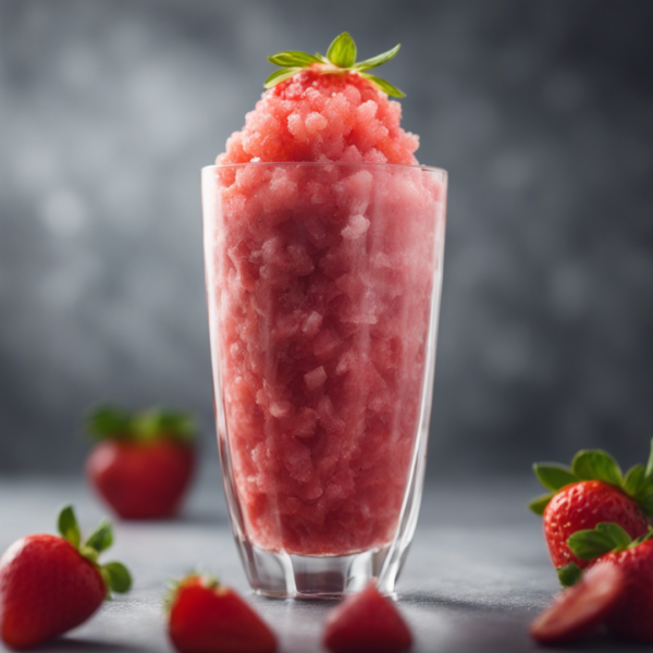 Strawberry Granita Mix Scene Image