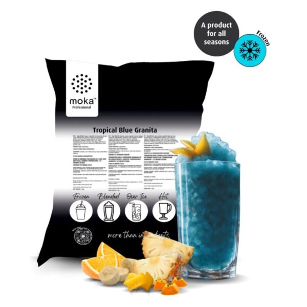 tropical blue granita
